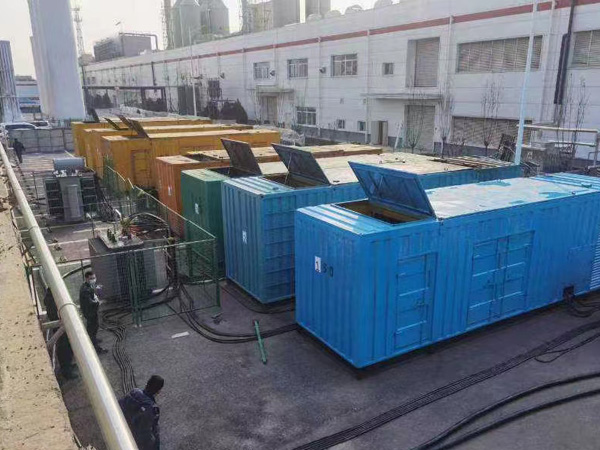 陕西柴油发电机出租案例展示